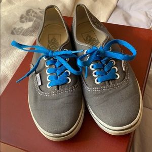Gray Vans sneakers